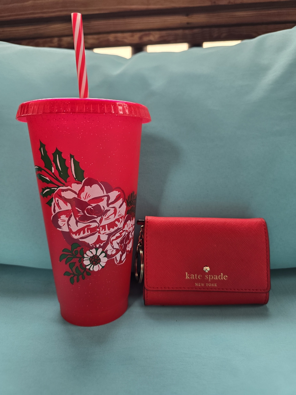 Kate Spade & Starbucks Red Duo